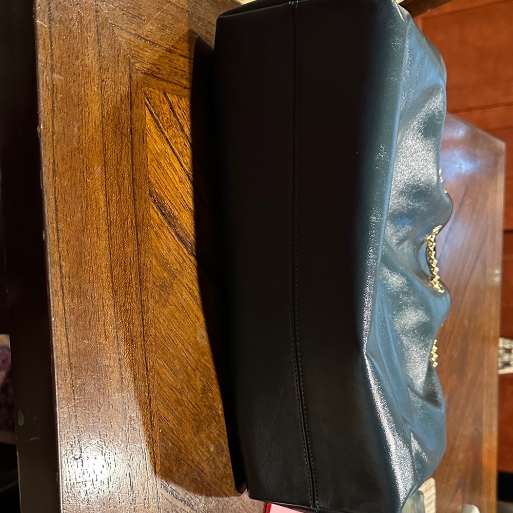 Coach Green Leather Evelyn Bag - Picture 4 of 8